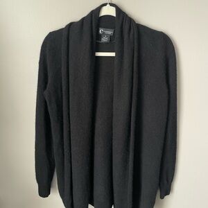 Bloomingdale's Black Cashmere Cardigan